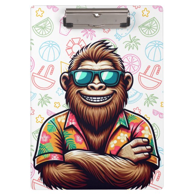 Porte-bloc Tropical/beach yeti/bigfoot (Devant)