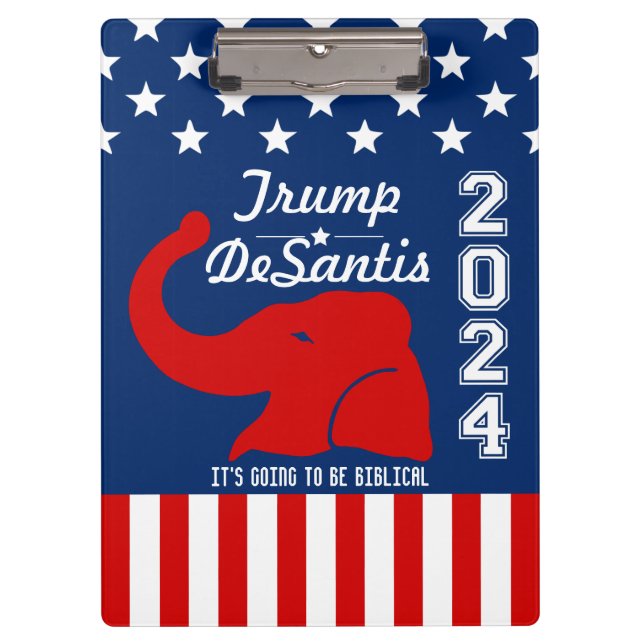 PORTE-BLOC TRUMP DESANTIS 2024 BIBLICAL (Devant)