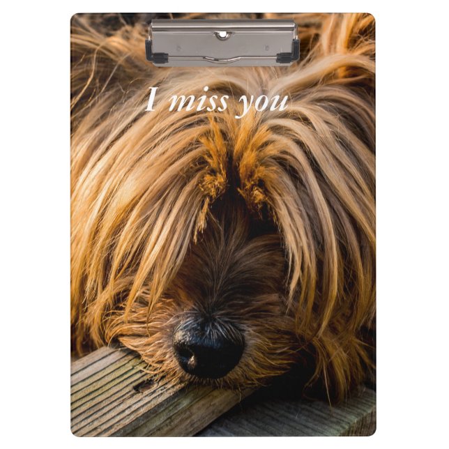 Porte-bloc Tu me manques (Devant)