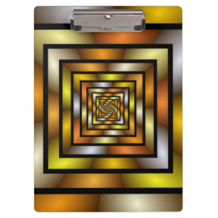 Porte-bloc Tunnel lumineux coloré Trippy Fractal Graphisme