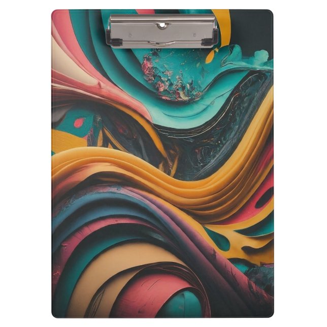 Porte-bloc Un compagnon coloré (Devant)
