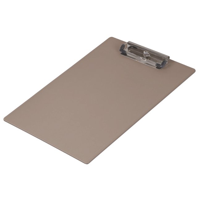 Porte-bloc un mur marron avec une horloge (Incliné)