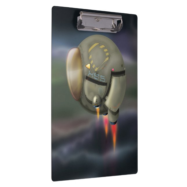 Porte-bloc Un vaisseau spatial qui traverse une planète (Swatch)