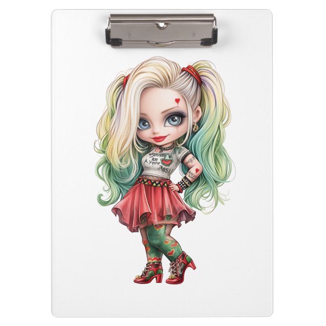 Porte-bloc Une collection de designs Halloween de fille migno (Devant)