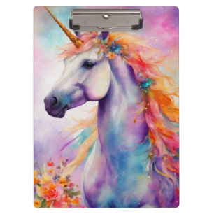 Porte-bloc Unicorne couleur Pastel