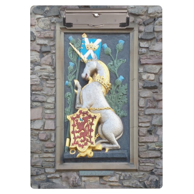 Porte-bloc Unicorne, Holyrood Palace (Devant)