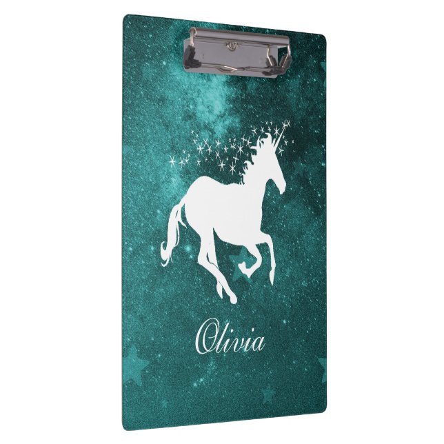 Porte-bloc Unicorne turquoise Porte - bloc personnalisé (Swatch)