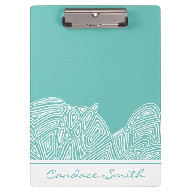 Porte-bloc Vagues personnalisées (Devant)