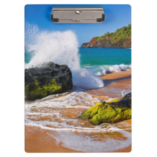 Porte-bloc Vagues se brisant sur la plage, Hawaï