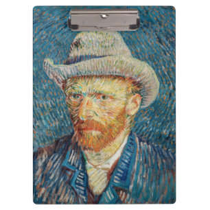 Porte-bloc Van Gogh - Autoportrait au chapeau de feutre gris