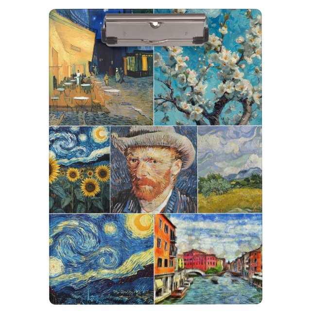 Porte-bloc Van Gogh Fine Art Collage (Devant)