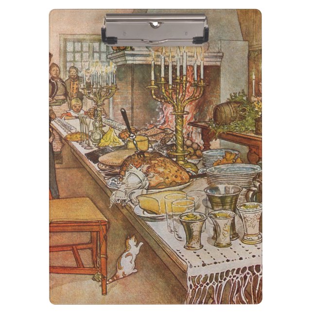 Porte-bloc Veille de Noël Carl Larsson 1904 (Devant)