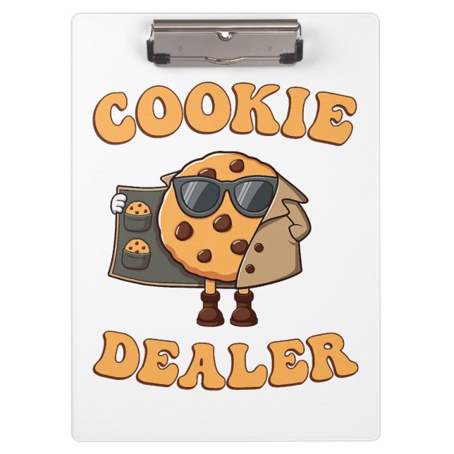Porte-bloc Vendeur de biscuits drôle de cuisson (Devant)