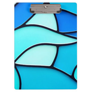 PORTE-BLOC VERRE BLEU VARIÉ