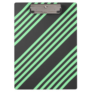 Porte-bloc Vert et charbon de bois cinq bandes motif