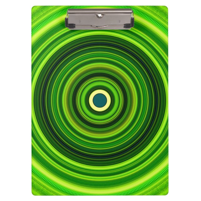 Porte-bloc Vert géomagnétique Mandala-25436 (Devant)