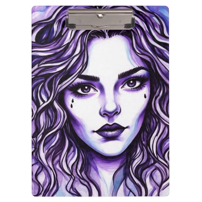 Porte-bloc Vibes violettes (Devant)