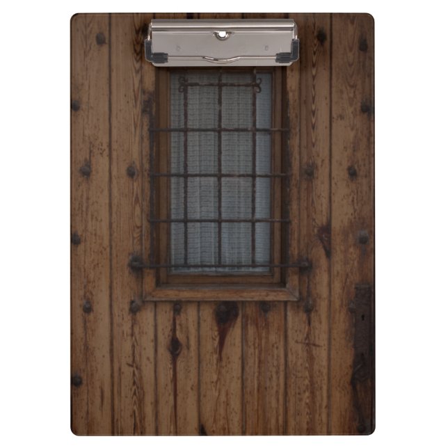 Porte-bloc Vieille porte en bois inextricable Brown (Devant)