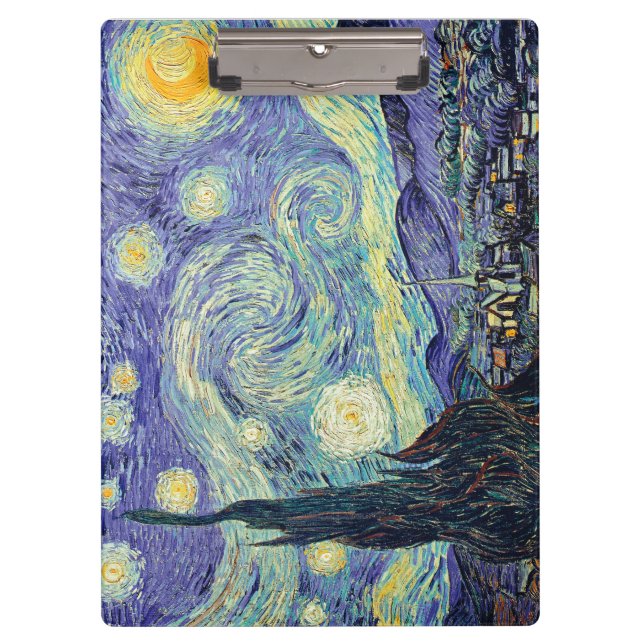 Porte-bloc Vincent Van Gogh. La Nuit étoilée  (Devant)