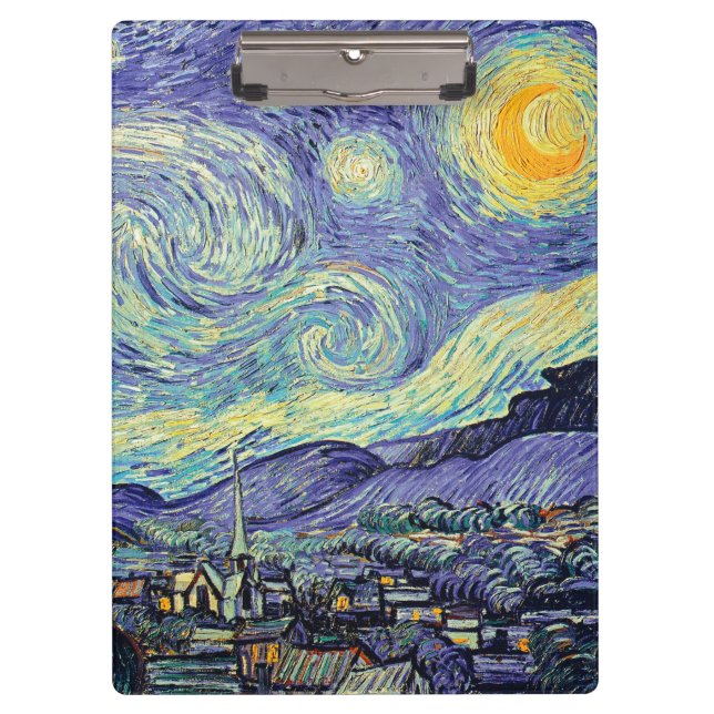 Porte-bloc Vincent Van Gogh. La nuit étoilée (Devant)