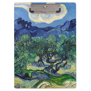 Porte-bloc Vincent van Gogh - Oliviers avec les Alpilles