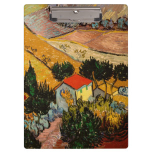 Porte-bloc Vincent van Gogh - Paysage, Maison et Plowman