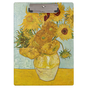 Porte-bloc Vincent Van Gogh - Vase avec douze tournesols