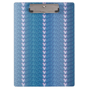 Porte-bloc Vintage Blue Floral Violets fond d'écran motif
