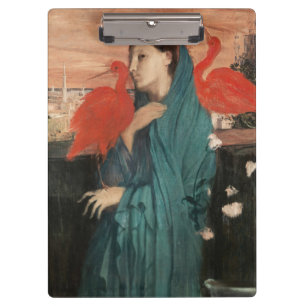 Porte-bloc Vintage Edgar Degas Jeune Femme avec Ibis Art