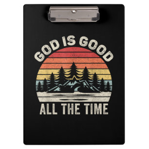 Porte-bloc Vintage Rétro Dieu est bon tout le temps chrétien