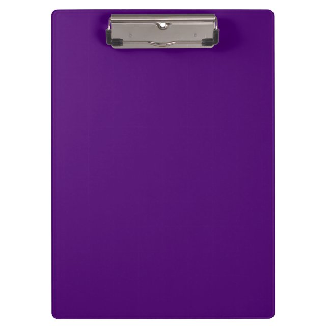 Porte-bloc Violet royal (couleur solide)  (Devant)