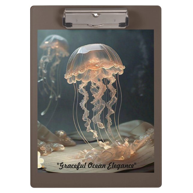 Porte-bloc "Visuaux maritimes délicats" (Devant)