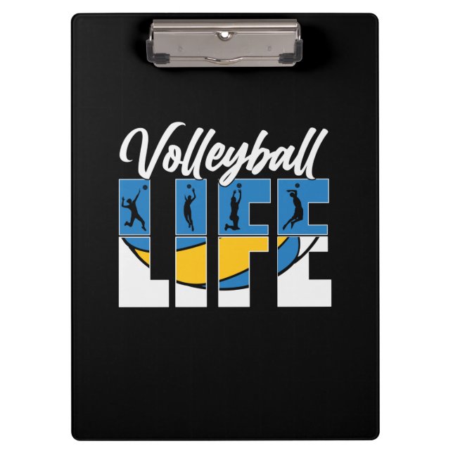 Porte-bloc Volleyball Player | Volleyball Life (Devant)