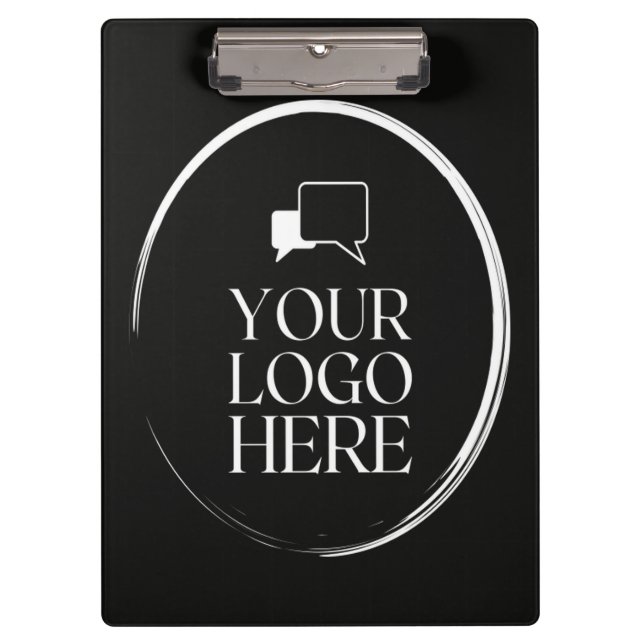 Porte-bloc Votre logo ici moderne (Devant)