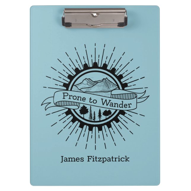 Porte-bloc Voyageur enclin à errer (Devant)