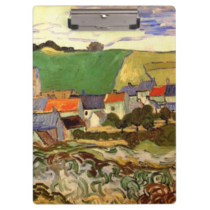 Porte-bloc Vue d'Auvers Vincent van Gogh.