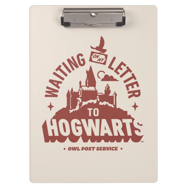 Porte-bloc Waiting for my Letter to HOGWARTS™ (Devant)