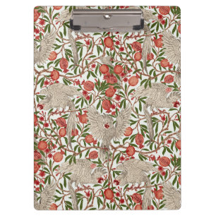 Porte-bloc Walter Crane Cacatoès rosalbin Grenade rouge Art