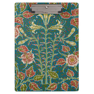 Porte-bloc Walter Crane Fleurs de lys et de rose vintage