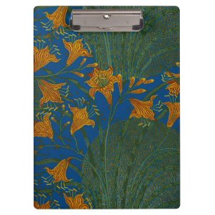 Porte-bloc Walter Crane Modèle floral à l'ancienne Daylily