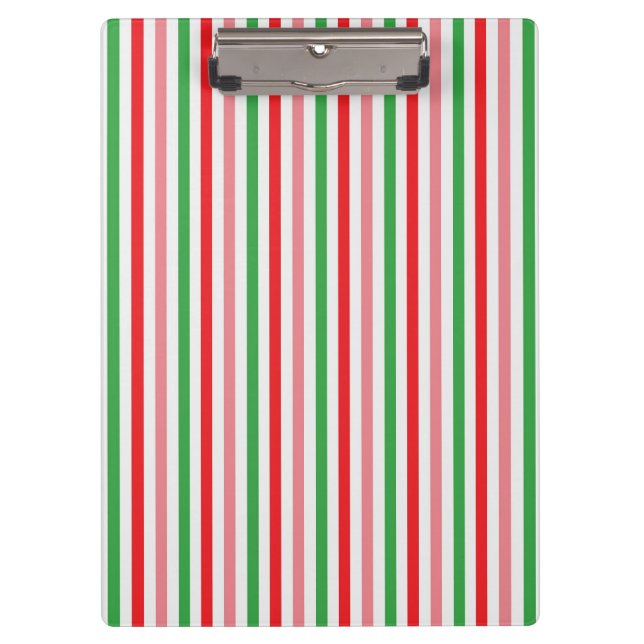 Porte-bloc Watermelon Summer Stripes Papier numérique (Devant)