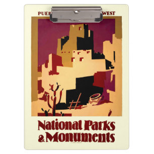 Porte-bloc Western Southwest Pueblo WPA National