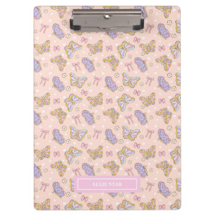 Porte-bloc Whimsical Butterfly Girl Personnalisée