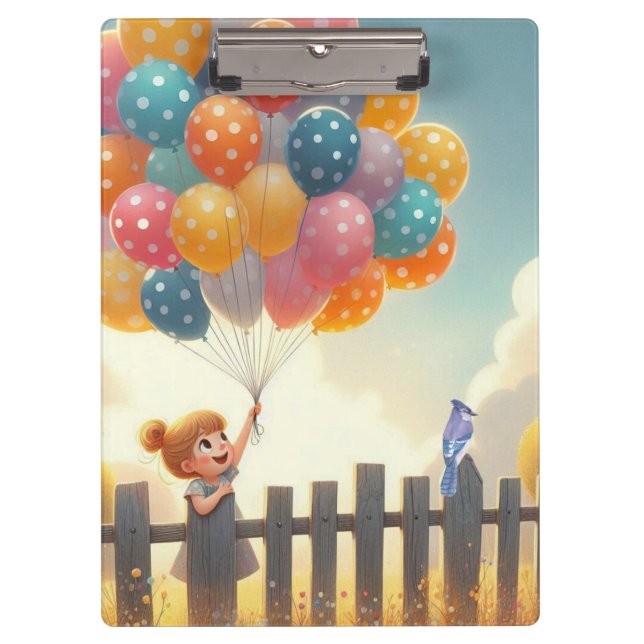 Porte-bloc Whimsical/mignon ballon art (Devant)