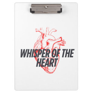 Porte-bloc Whisper of the Heart - Élégant minimaliste
