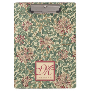 Porte-bloc William Morris - chèvrefeuille et feuille de