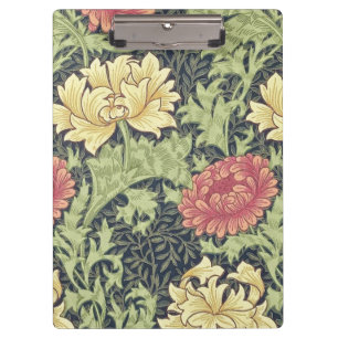 Porte-bloc William Morris Chrysanthemum Vintage Floral Art