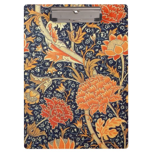 Porte-bloc William Morris Cray Floral Art Nouveau Motif (Devant)