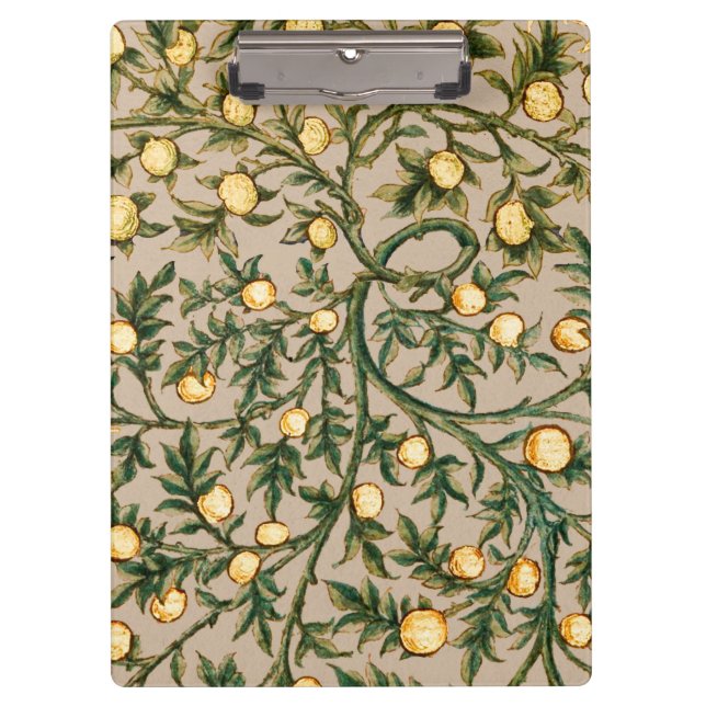 Porte-bloc William Morris Floral Fruit Garden Fleur Classique (Devant)