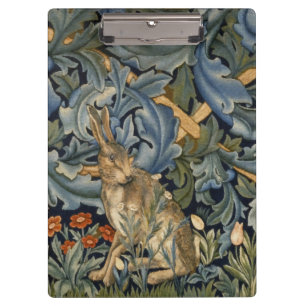 Porte-bloc William Morris Forest Rabbit Floral Art Nouveau